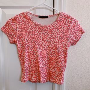 Brandy Melville cheetah Ashlyn top